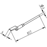 Odsávací hrot Ersa 0452EDLF060/SB Velikost hrotů 6 mm, 1 ks