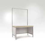 Manuflex LU8305.7035 ESD alu-aufbauportale bez držák pro univerzální standardní pracovní stoly s šířka stolu = 1750 mm