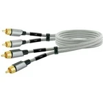 Cinch audio kabel Schwaiger AIAU6010 413, 1.00 m, Space Grau