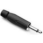 Jack konektor 3.5 mm Amphenol KM2PB-AU zástrčka, rovná, černá, 1 ks, mono
