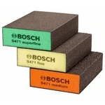 Sada brusných houbiček S471 Best for Flat & Edge, 3 ks, 69 x 97 x 26 mm, M, F, SF Bosch Accessories 2608621253 3 ks