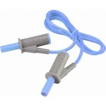 VOLTCRAFT MSB-501 bezpečnostní měřicí kabely [lamelová zástrčka 4 mm - lamelová zástrčka 4 mm] modrá, 0.75 m