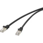 Síťový kabel RJ45 Renkforce RF-3301448, CAT 5e, F/UTP, 25.00 cm, černá