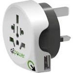 Cestovní adaptér Q2 Power World to Great Britain with USB 1.100130