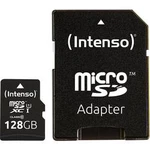 Paměťová karta microSDXC, 128 GB, Intenso Premium, Class 10, UHS-I, vč. SD adaptéru