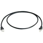 Síťový kabel RJ45 Telegärtner L00006A0053, CAT 6A, S/FTP, 15.00 m, černá