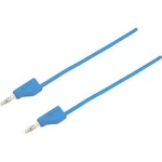 VOLTCRAFT MSB-300 měřicí kabel [lamelová zástrčka 4 mm - lamelová zástrčka 4 mm] modrá, 1.00 m