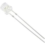 LED s vývody HuiYuan 6634W2C-LHC-B, V-Top , typ čočky cylindrický, 5 mm, 120 °, 20 mA, bílá