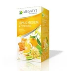MEGAFYT Ovocný čaj s lípou, příchutí medu a citrónu 20 x 2 g