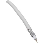 Koaxiální kabel BKL Electronic 0806001/10, stíněný, bílá, 10 m