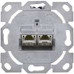 Síťová zásuvka pod omítku panel CAT 6A 2 porty Telegärtner