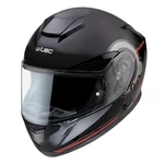 Moto přilba W-TEC Yorkroad Fusion  Black Grey Red Glossy  L (59-60)