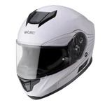 Moto přilba W-TEC Yorkroad Solid  White Grey Glossy  XXL (63-64)