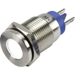LED signálka TRU Components GQ16F-D/W/12V/N, bílá