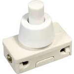 Tlačítkový spínač interBär 3030-201.03, 250 V/AC, 2 A, bílá, 1 ks