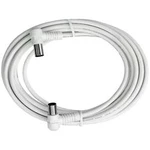 Antény kabel Axing BAK 253-00, 85 dB, 2.50 m, bílá