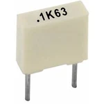 Polyesterový kondenzátor Kemet R82EC2100AA50K+ radiální, 10 nF, 100 V,10 %, 5 mm, (d x š x v) 7.2 x 2.5 mm x 6.5 mm, 1 ks