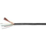 Audio kabel BKL Electronic 1509011, 4 x 0.22 mm², černá, metrové zboží