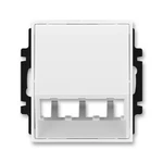 ABB Element,Time kryt LED osvětlení nebo datové zásuvky bílá/bílá 5014E-A00400 03 pro Panduit Mini-Com