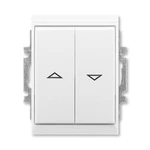 ABB Element,Time žaluziové tlačítko č.1/0+1/0 IP44 bílá/bílá 3558E-A88943 03 s blokováním