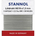 Bezolovnatý pájecí cín Stannol HS10, bez olova, 30 g, 1 mm