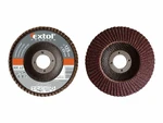 Kotúč lamelový šikmý, P120, 115mm, KORUND, EXTOL PREMIUM