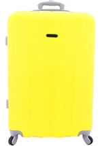 Cestovní palubní kufr skořepinový na čtyřech kolečkách Agrado - (S) 40l - žlutá