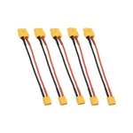5Pcs 10cm 20AWG XT60 Female Plug to XT30 Male Plug Cable Adapter for Battery Charging