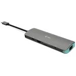 Dokovacia stanica i-tec USB-C Metal Nano 4K HDMI LAN + Power Delivery 100 W (C31NANODOCKLANPD) dokovacia stanica • pripojenie cez USB-C • 1× HDM • 3× 