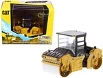 CAT Caterpillar CB-13 Tandem Vibratory Roller with Cab "Play &amp; Collect" Series 1/64 Diecast Model by Diecast Masters