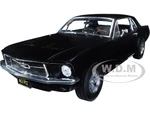 1967 Ford Mustang Coupe Matt Black (Adonis Creeds) "Creed" (2015) Movie 1/18 Diecast Model Car by Greenlight