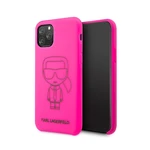 Tok Karl Lagerfeld Ikonik Silicon Case Apple iPhone 11 Pro, Black Out Pink