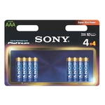 Alkáli micro ceruzaelem AAA(LR3), Sony AM4PT-B4X4 Stamina Plus, 8 db