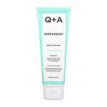Q+A Peppermint Daily Cleanser 125 ml čisticí gel na všechny typy pleti; na citlivou a podrážděnou pleť; na rozjasnění pleti; zpevnění a lifting pleti