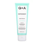 Q+A Peppermint Daily Cleanser 125 ml čisticí gel na všechny typy pleti; na citlivou a podrážděnou pleť; na rozjasnění pleti; zpevnění a lifting pleti