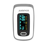 JUMPER JPD-500E Finger Clip Pulse Oximeter Multiple Display Modes Plethysmograph Fingertip Pulse Oximeter Brightness Adj