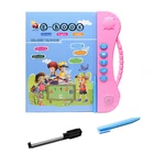 Baby Learning Reading Machine Language Learning Voice Book Indonesian / English / Arabic Voice Reading Book Children Toy