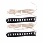 2Pcs Led Turn Signals Strip Motorcycle Flowing Water Tail Brake Lights 12 Led 3528Smd License Plate Light Blinker Stop F
