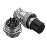 1Set GX16-8 Pin Male And Female Diameter 16mm Wire Panel Connector GX16 Circular Aviation Connector Socket Plug