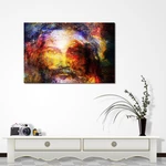 Miico Hand Painted Oil Paintings Jesus Portrait Wall Art For Home Decoration