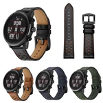 22mm Replacement Genuine Leather Watch Band for Xiaomi AMAZFIT Huami Strato Sports Smart Watch 2