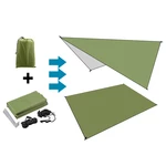 210D Oxford Fabric Army Green Moisture-proof Tent Shelter Folding Awning Tarp Hammock Rain Sunshade Picnic Mat Outdoor C