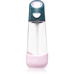 B.Box Bottle with Straw láhev s brčkem Indigo Rose 600 ml