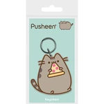 Klíčenka gumová, Pusheen (pizza)