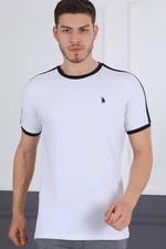 T8584 DEWBERRY MEN'S T-SHIRT-WHITE
