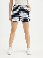 White and Blue Striped Shorts JDY Ivy - Women