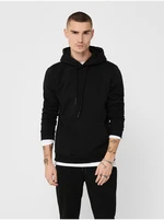 Dark blue men's basic hoodie ONLY & SONS Ceres - Men's