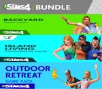 The Sims 4 Outdoor Bundle - Island Living, Outdoor Retreat, and Backyard Stuff DLCs Origin CD Key
