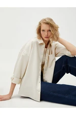 Koton Relax Fit Shirt With Pocket Long Sleeve