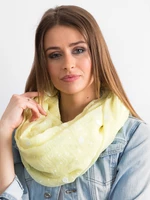 Light yellow polka dot scarf